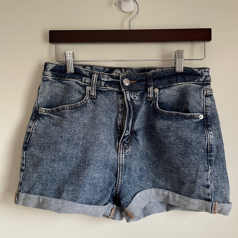Wild Fable High Rise Rolled Cuff Denim Jean Shorts Size 10